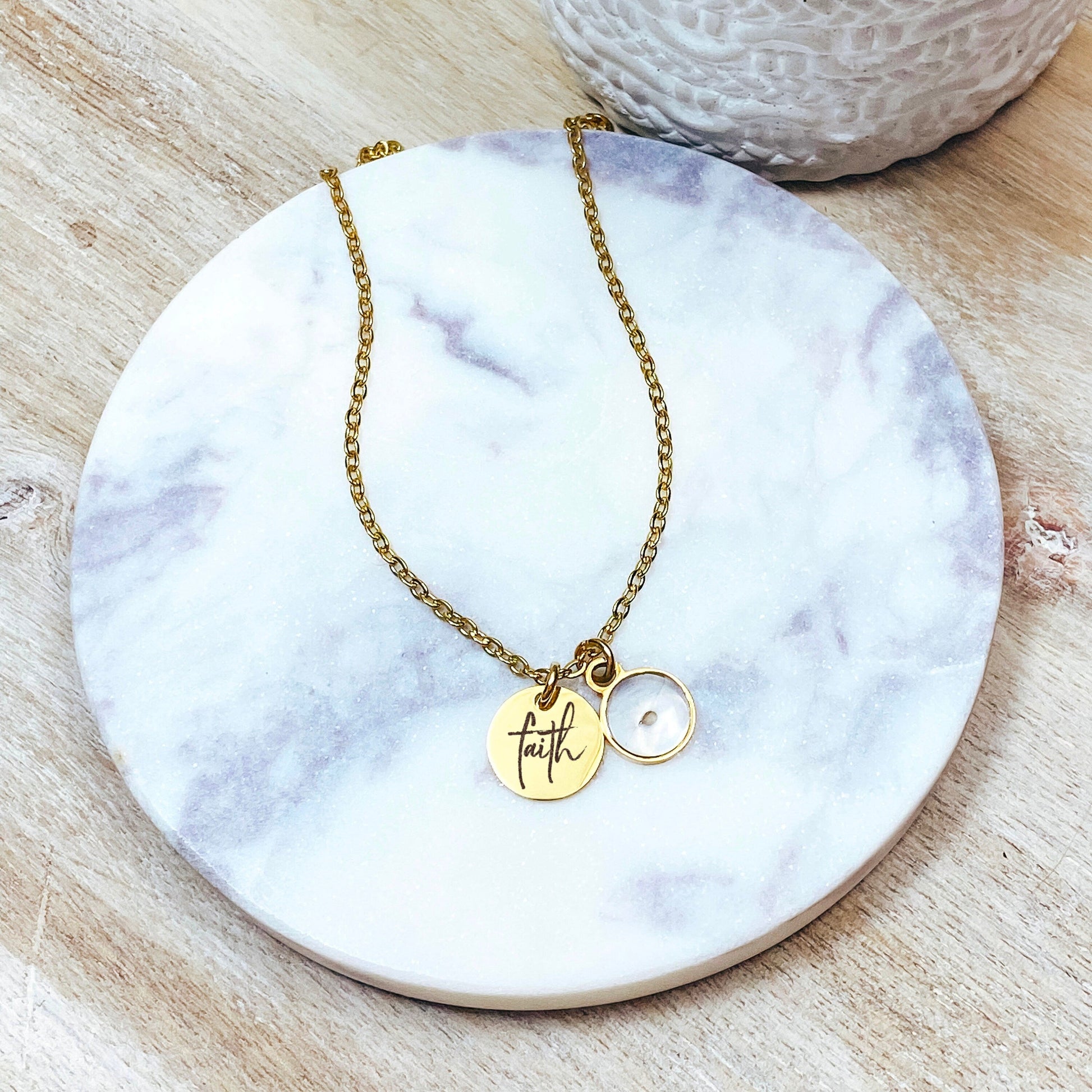 DAINTY FAITH MUSTARD SEED NECKLACE - Avy + Tay