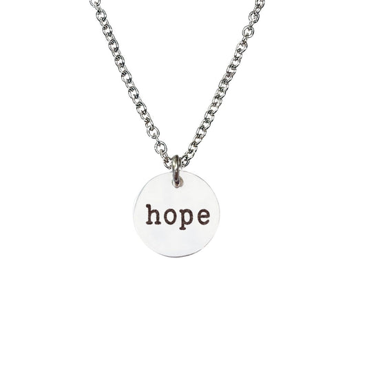 DAINTY HOPE NECKLACE - Avy + Tay