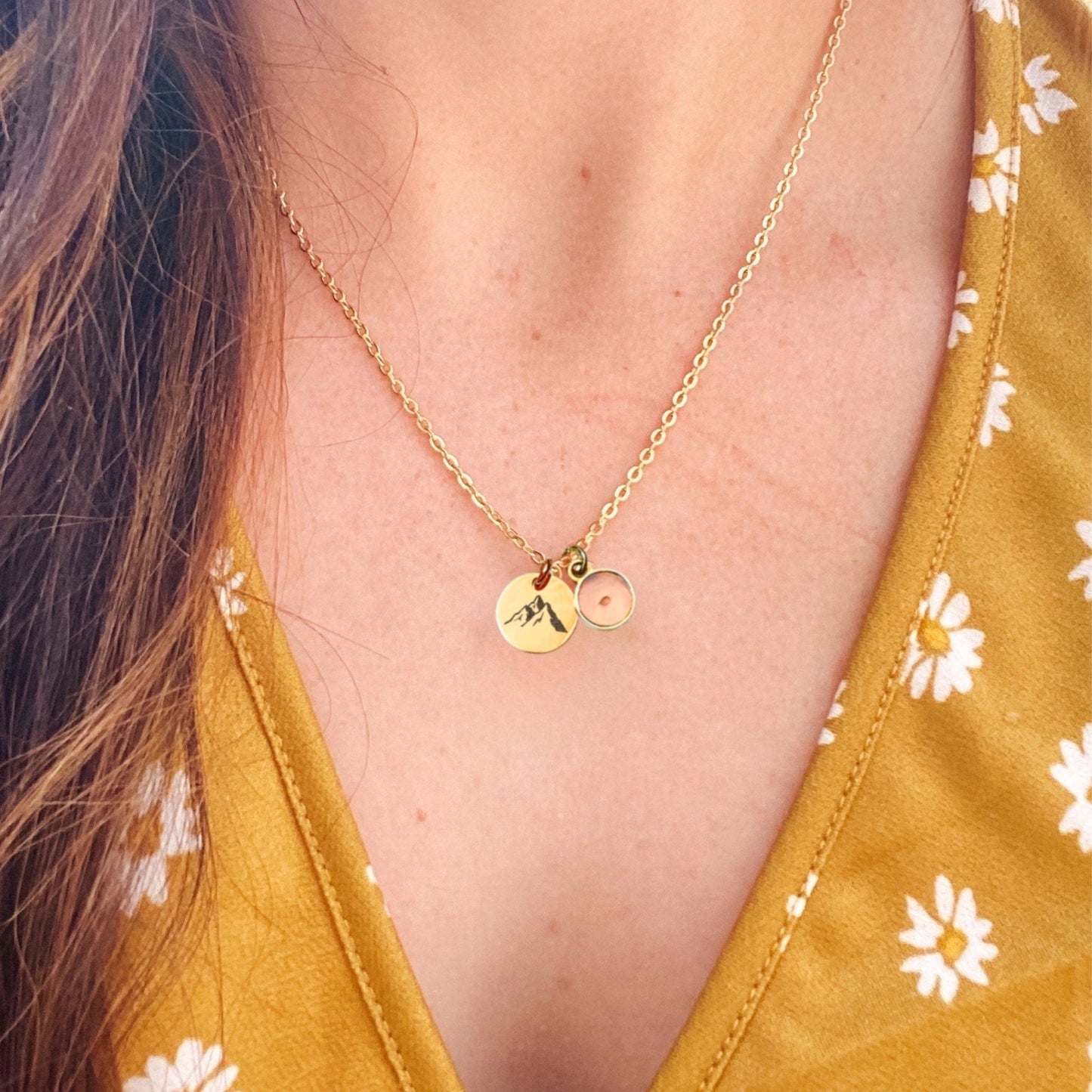 DAINTY MOUNTAIN MUSTARD SEED NECKLACE - Avy + Tay