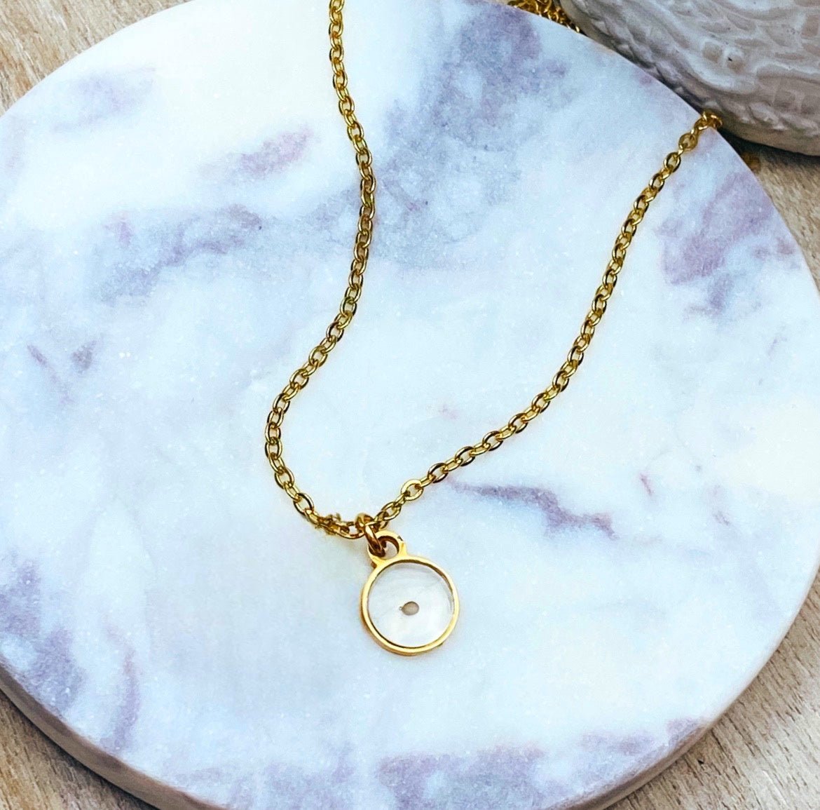 DAINTY MUSTARD SEED NECKLACE - Avy + Tay