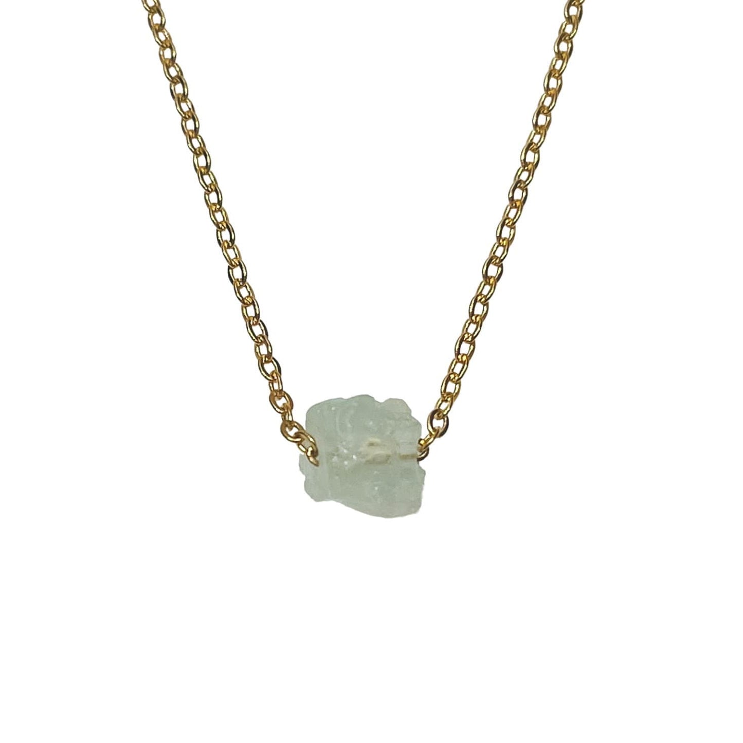 DAINTY RAW BIRTHSTONE NECKLACE - Avy + Tay