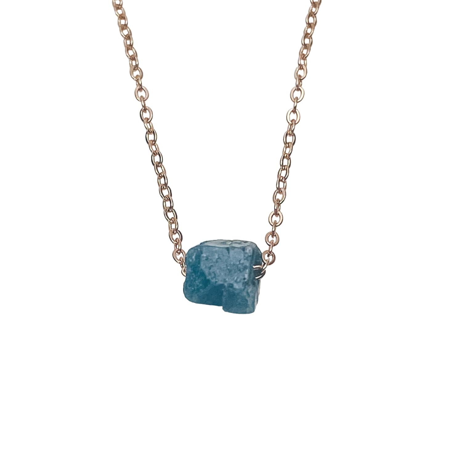 DAINTY RAW BIRTHSTONE NECKLACE - Avy + Tay