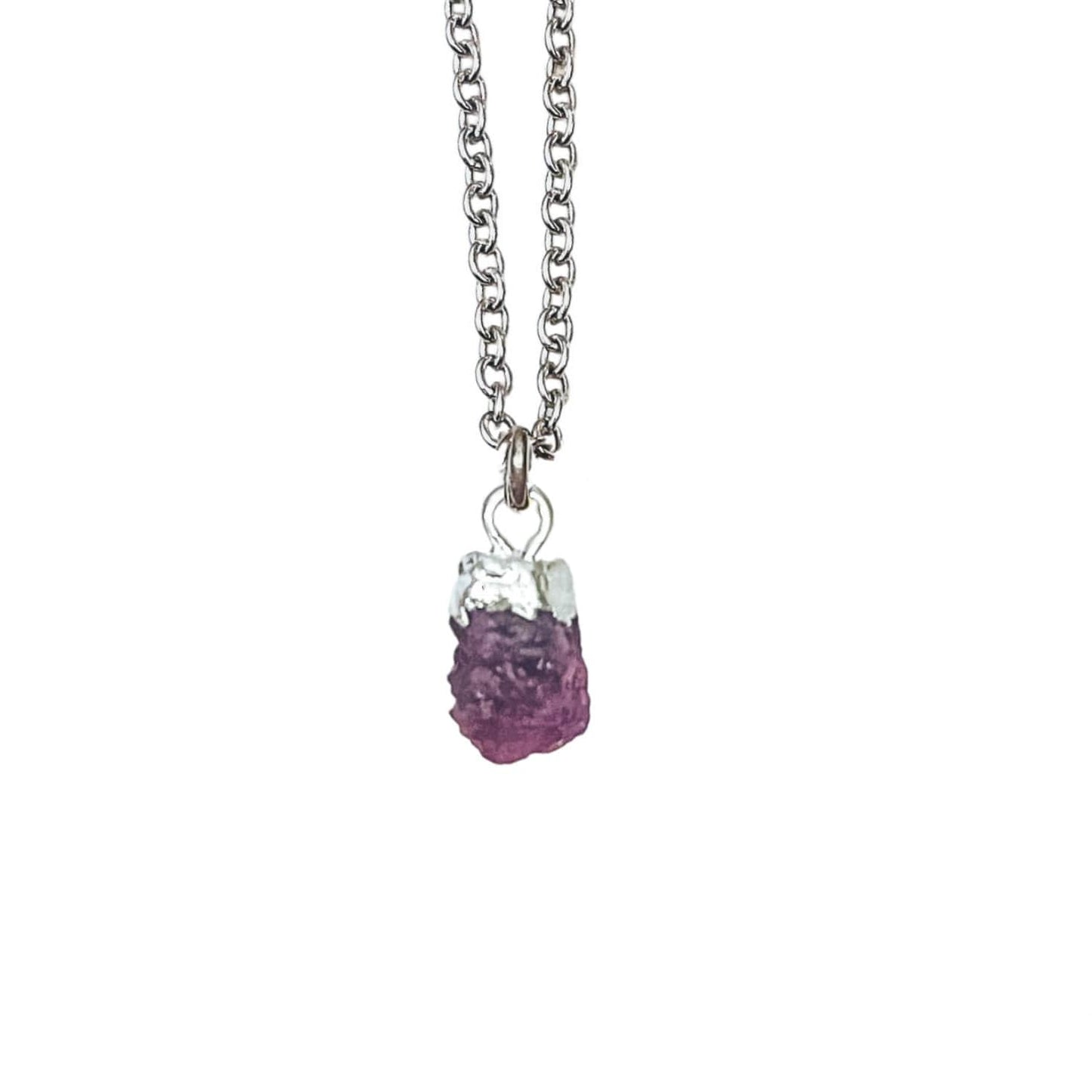 DAINTY RAW BIRTHSTONE NECKLACE - Avy + Tay