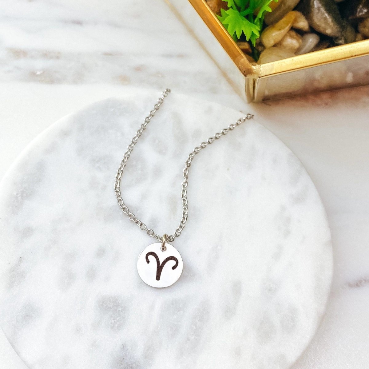 DAINTY ZODIAC SIGN NECKLACE - Avy + Tay