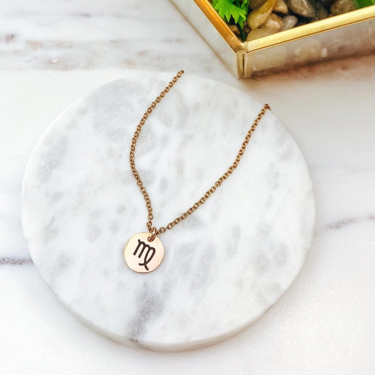 DAINTY ZODIAC SIGN NECKLACE - Avy + Tay