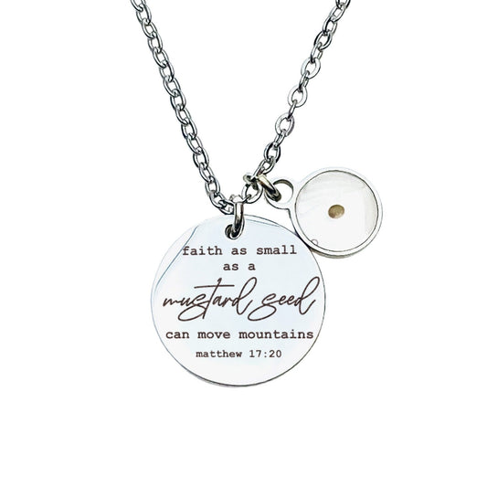 FAITH AS SMALL AS A MUSTARD SEED NECKLACE - Avy + Tay