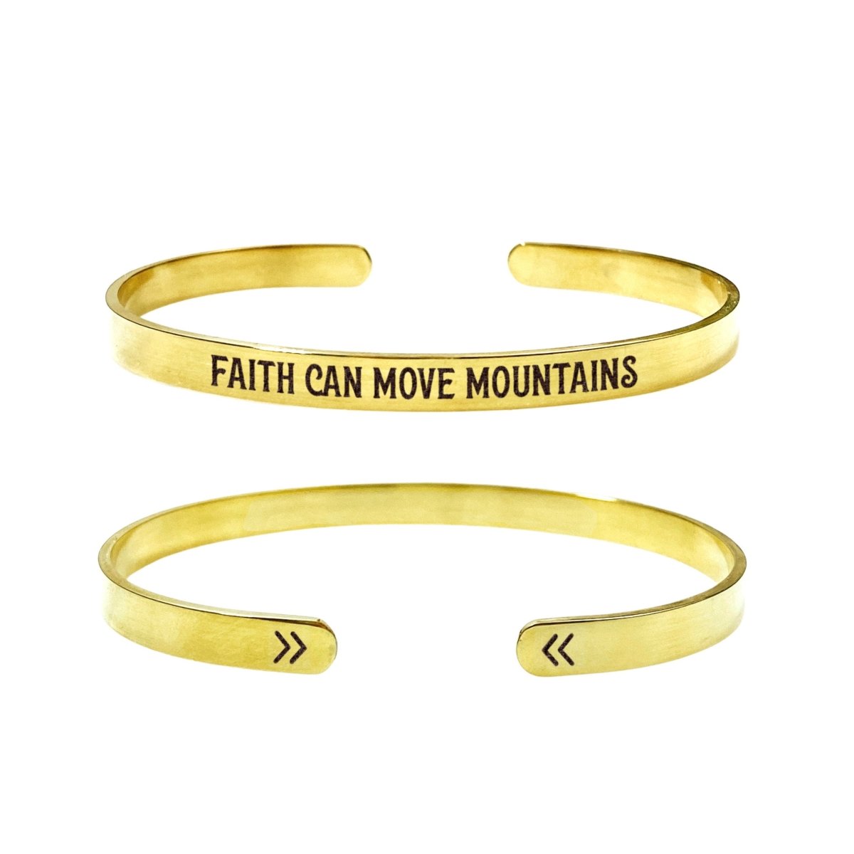 FAITH CAN MOVE MOUNTAINS CUFF - Avy + Tay