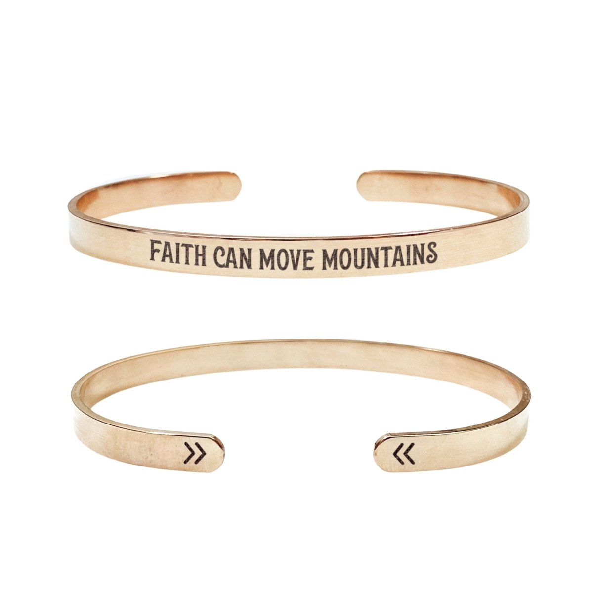 FAITH CAN MOVE MOUNTAINS CUFF - Avy + Tay