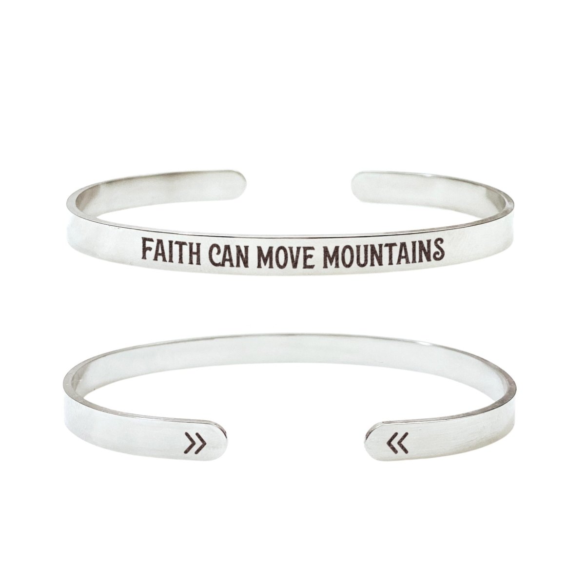 FAITH CAN MOVE MOUNTAINS CUFF - Avy + Tay