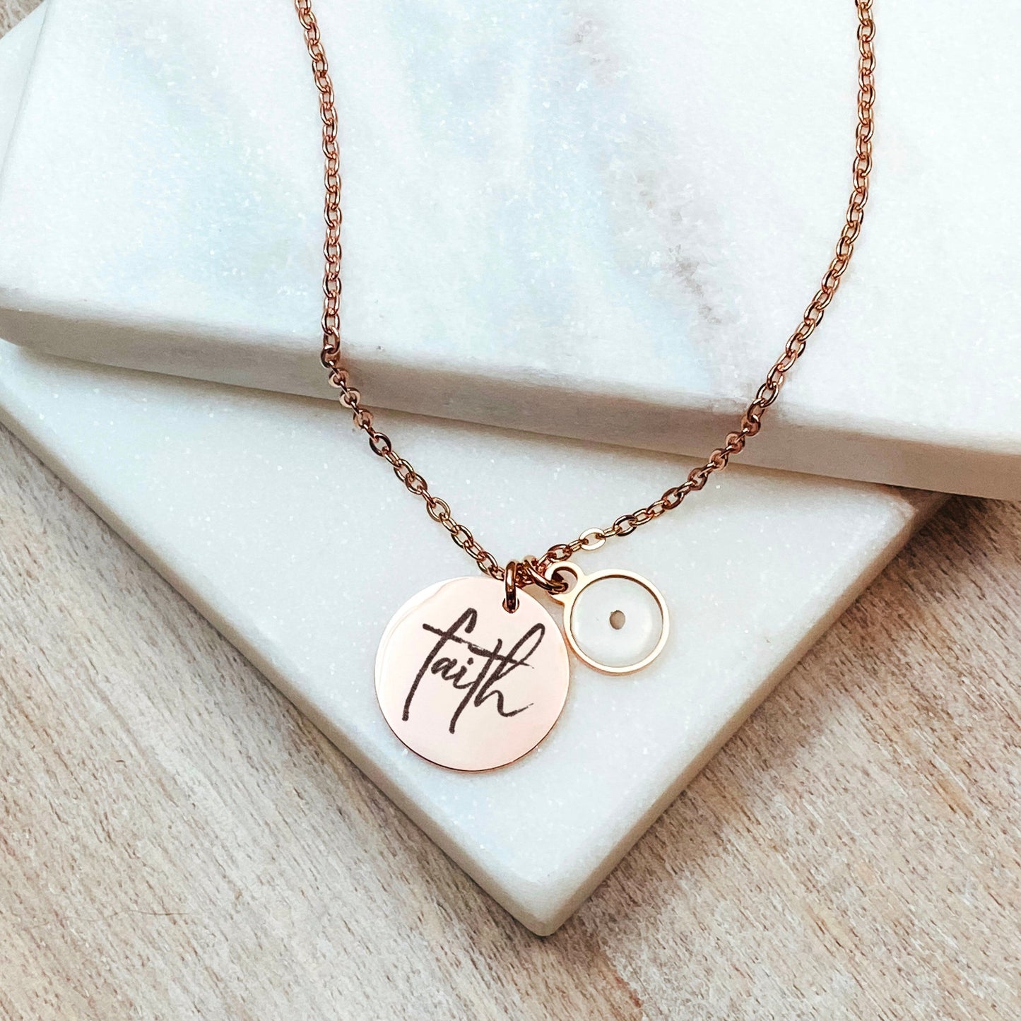 FAITH MUSTARD SEED NECKLACE - Avy + Tay