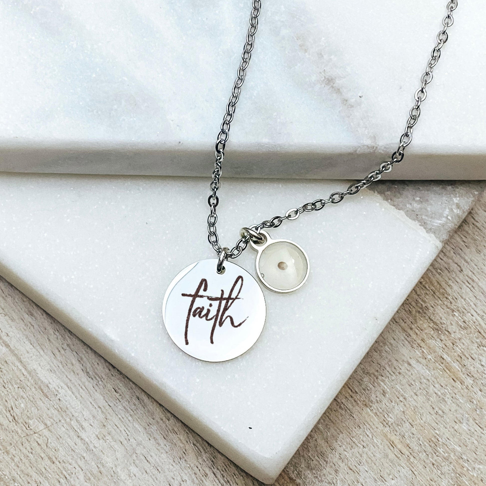 FAITH MUSTARD SEED NECKLACE - Avy + Tay