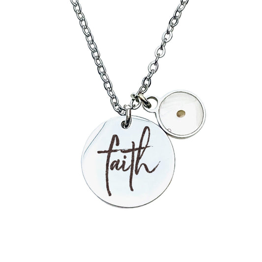 FAITH MUSTARD SEED NECKLACE - Avy + Tay