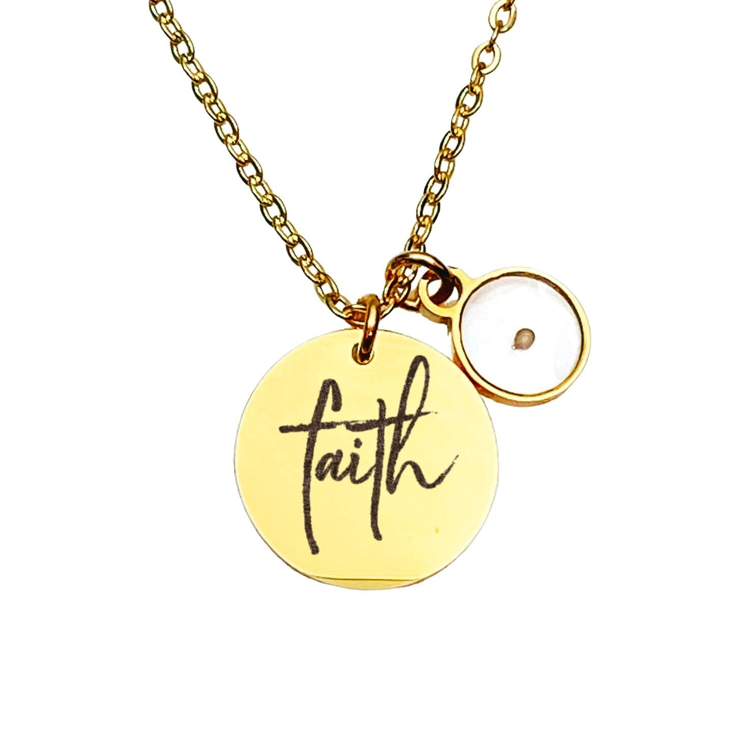 FAITH MUSTARD SEED NECKLACE - Avy + Tay