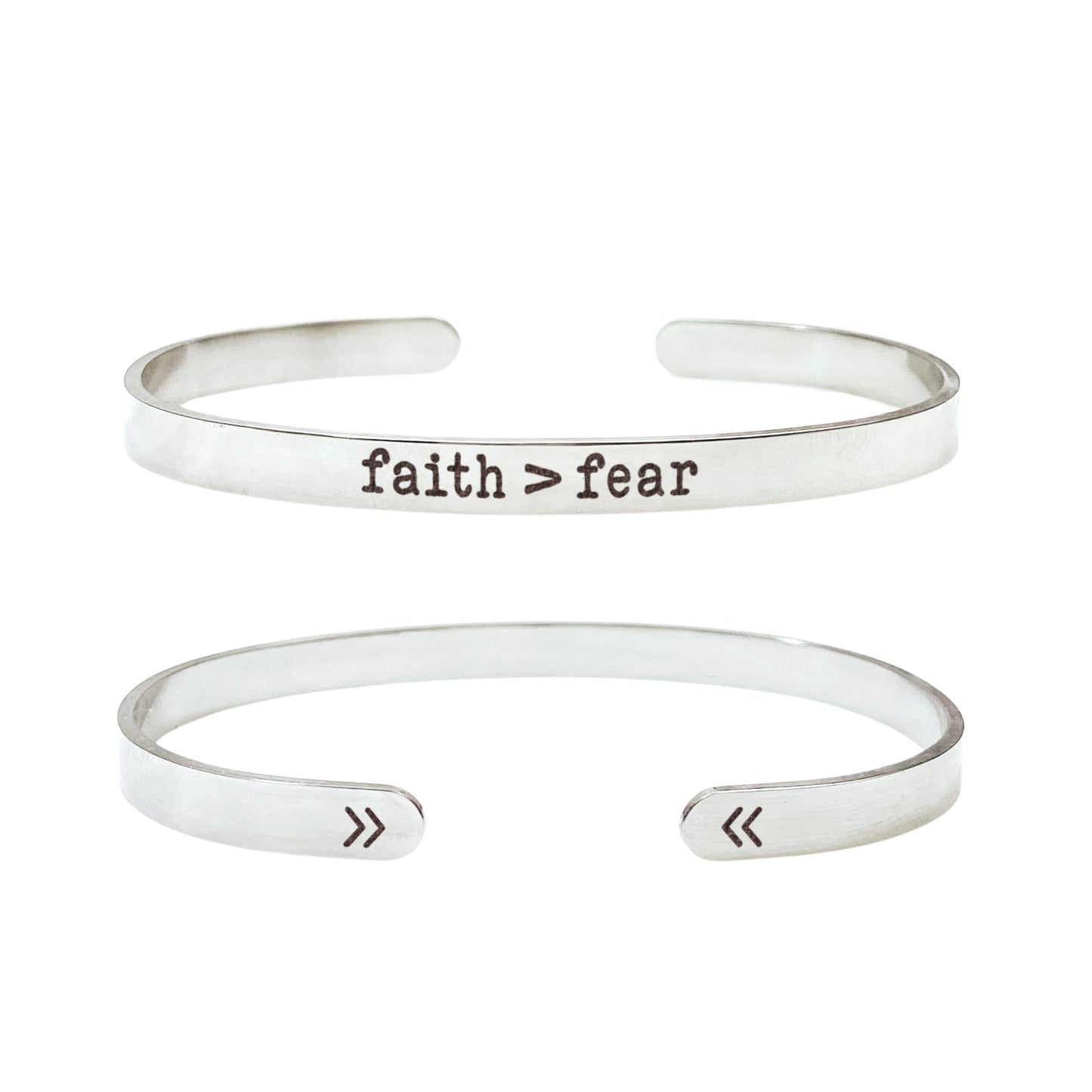 FAITH OVER FEAR CUFF - Avy + Tay