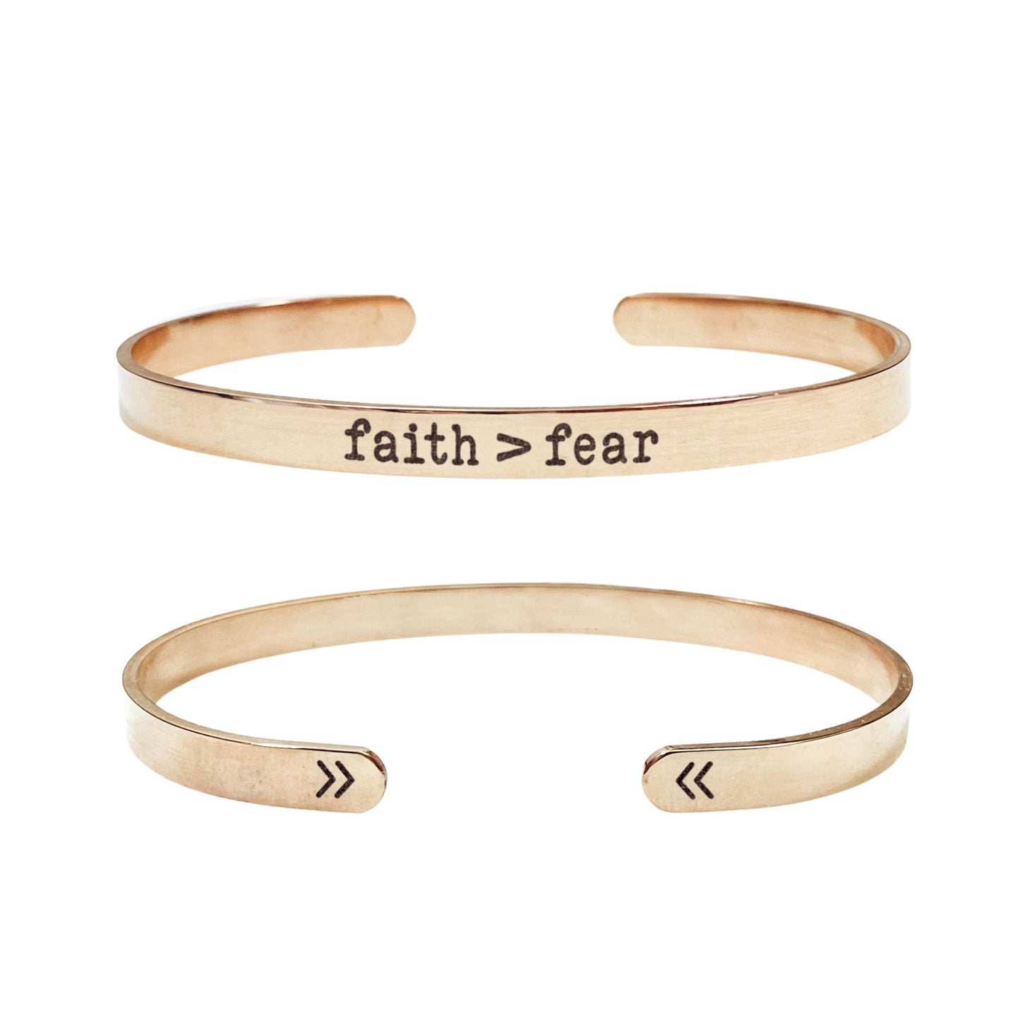 FAITH OVER FEAR CUFF - Avy + Tay