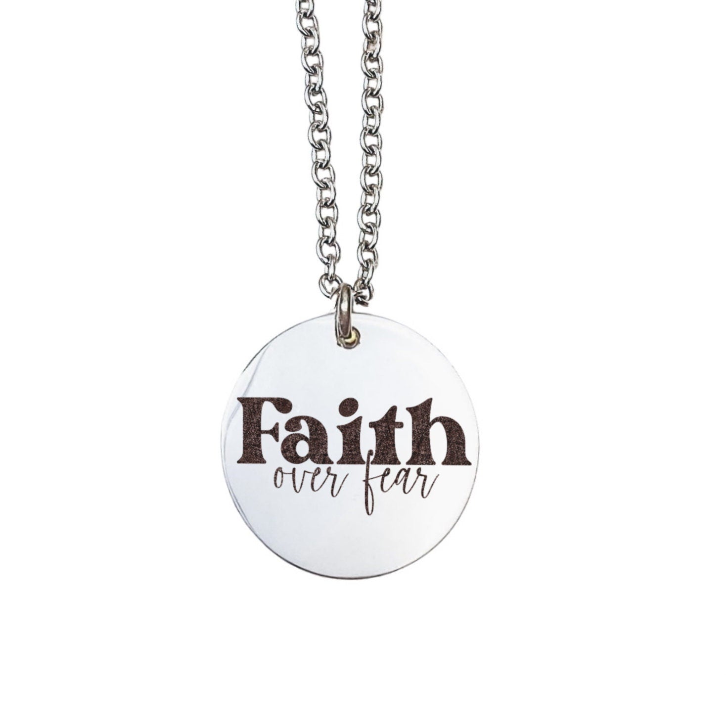 FAITH OVER FEAR NECKLACE - Avy + Tay