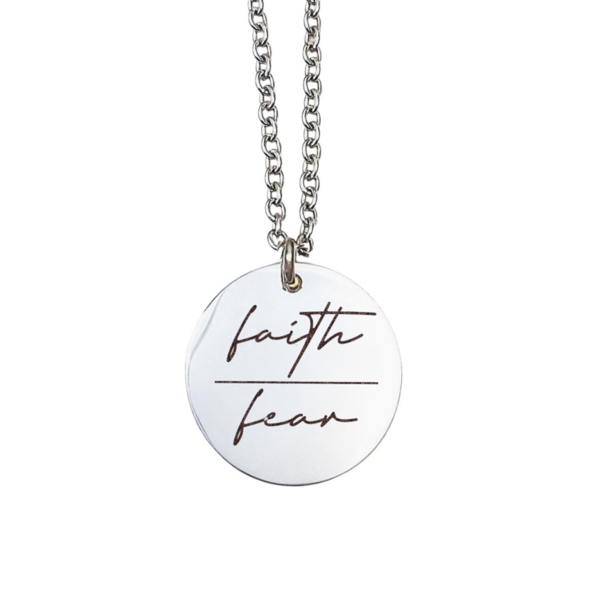 FAITH OVER FEAR NECKLACE - Avy + Tay