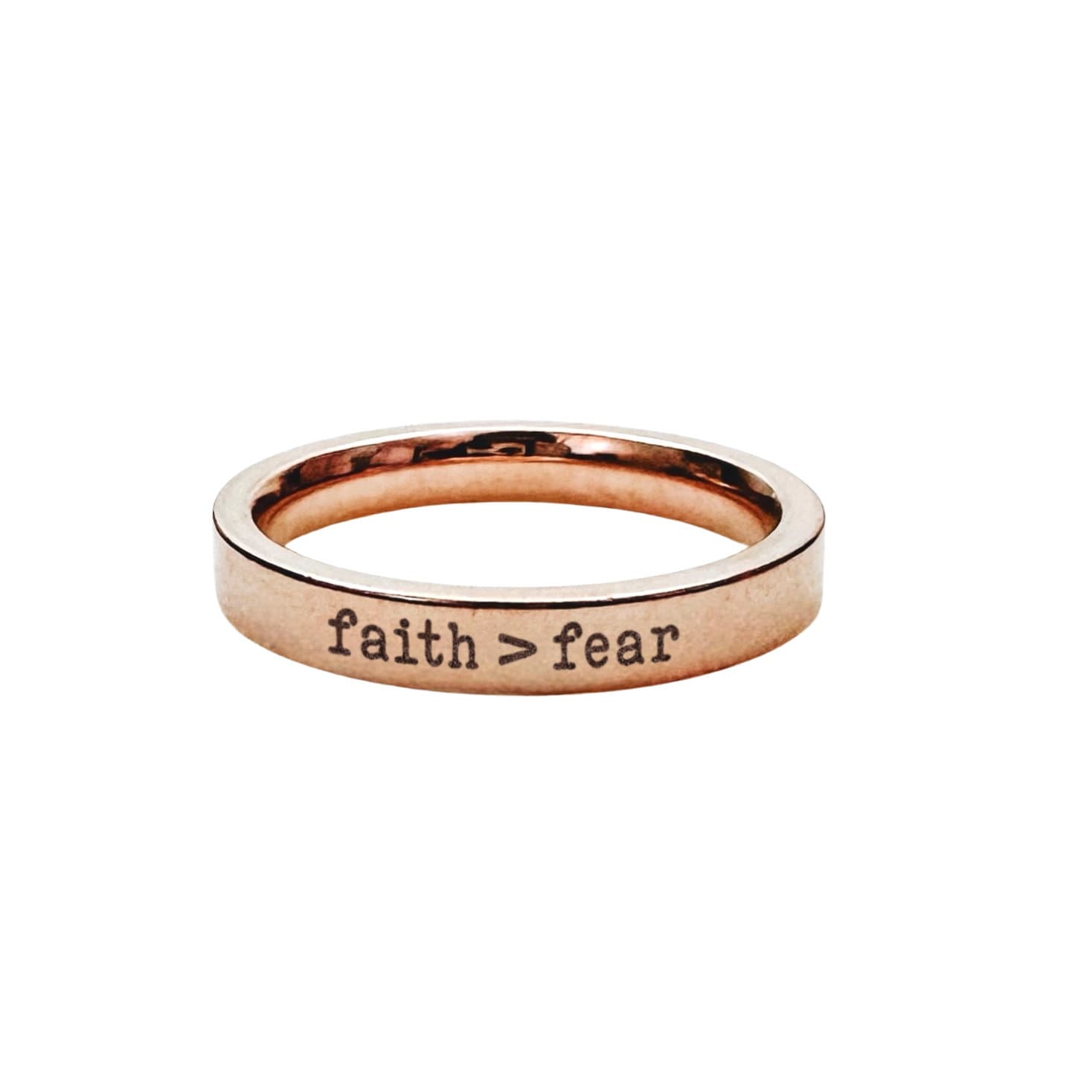 FAITH OVER FEAR RING - Avy + Tay