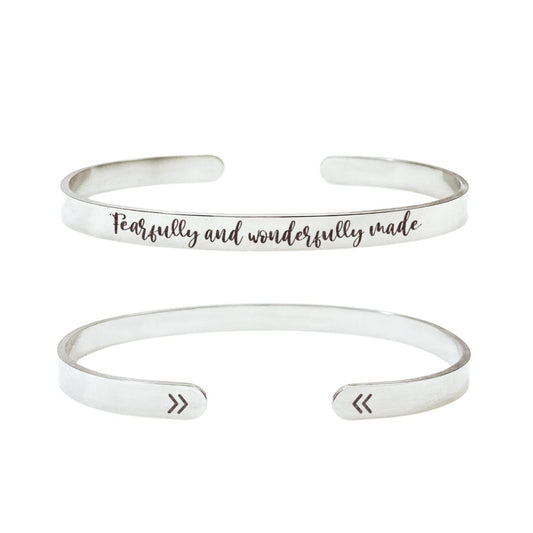 FEARFULLY AND WONDERFULLY MADE CUFF - Avy + Tay