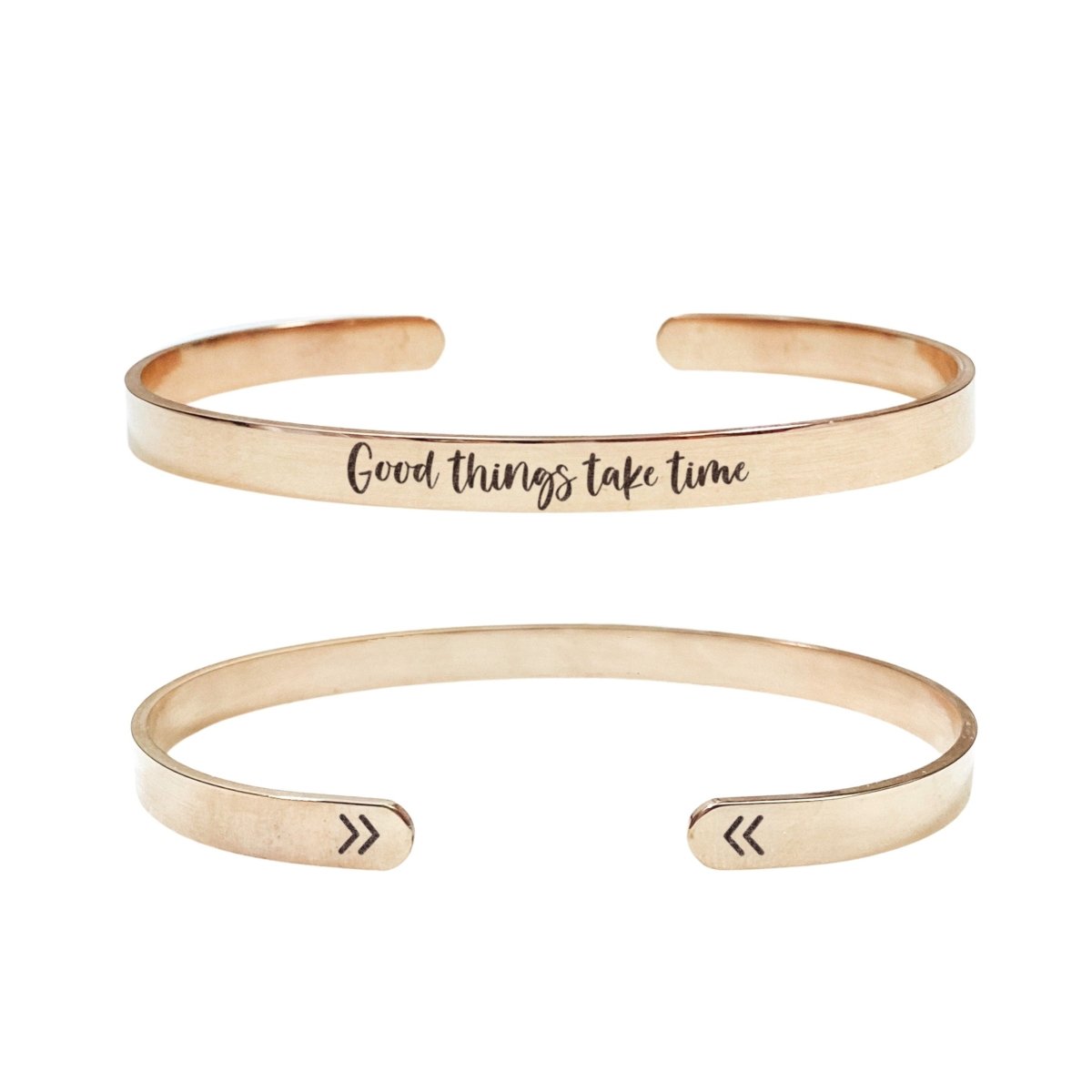 GOOD THINGS TAKE TIME CUFF - Avy + Tay