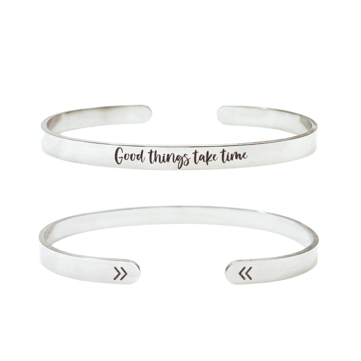 GOOD THINGS TAKE TIME CUFF - Avy + Tay