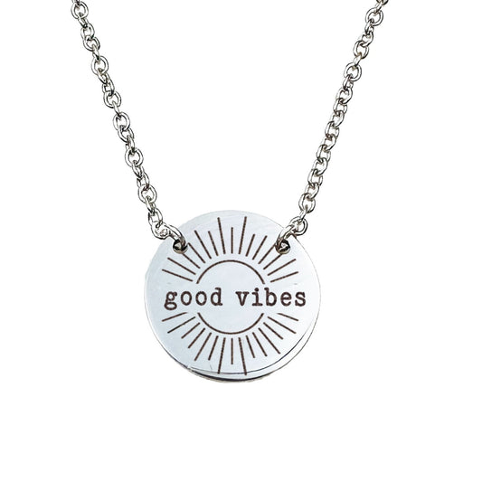 GOOD VIBES NECKLACE - Avy + Tay