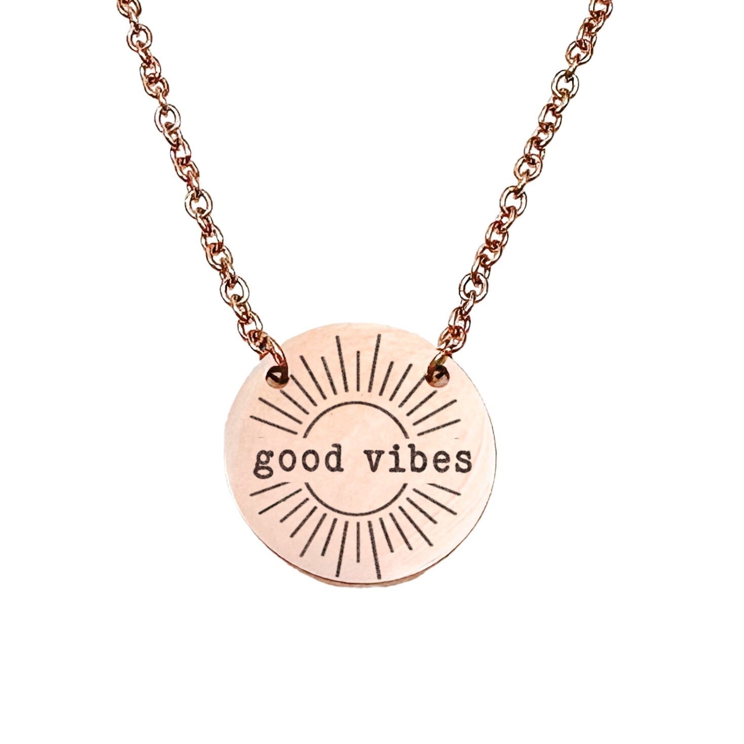 GOOD VIBES NECKLACE - Avy + Tay