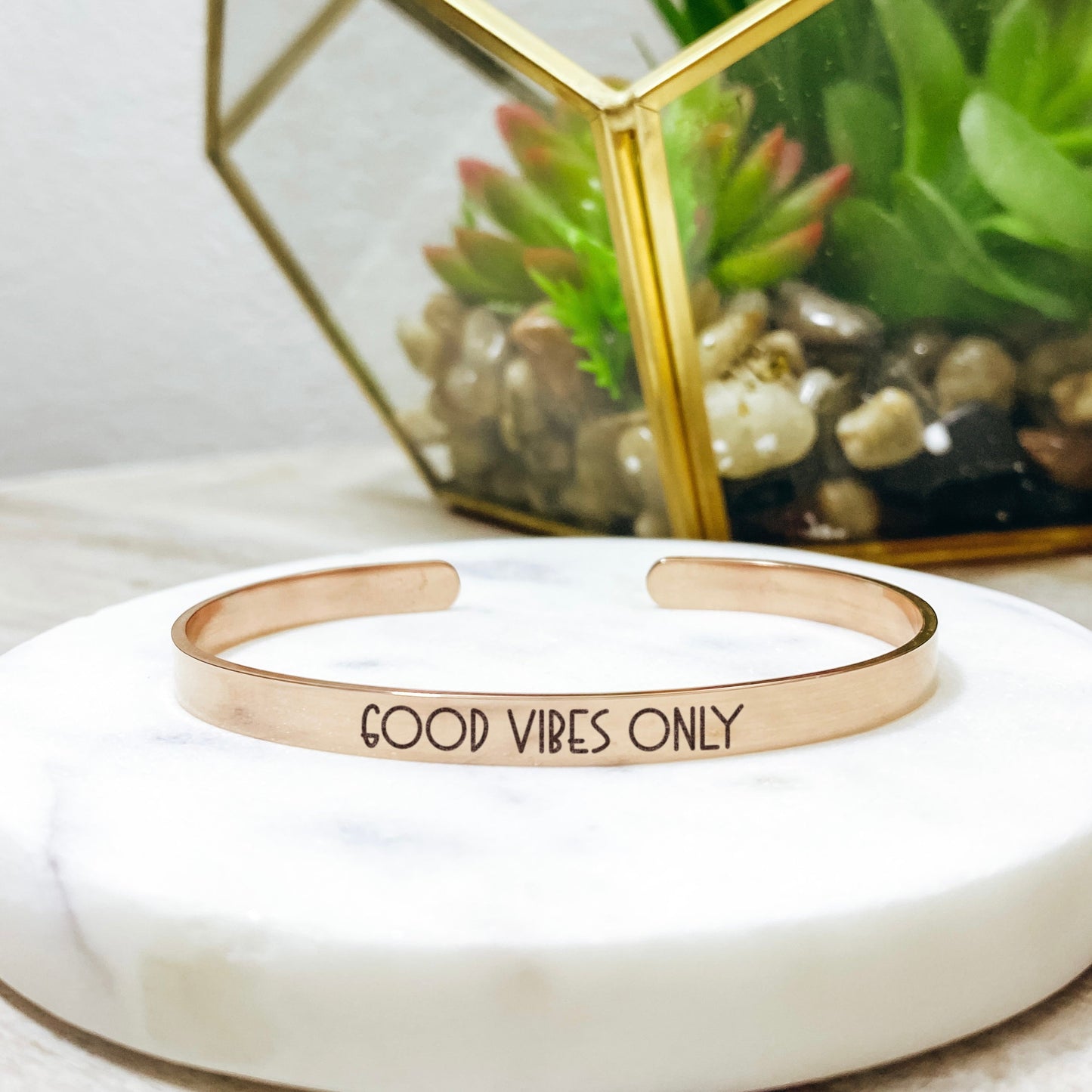 GOOD VIBES ONLY CUFF - Avy + Tay