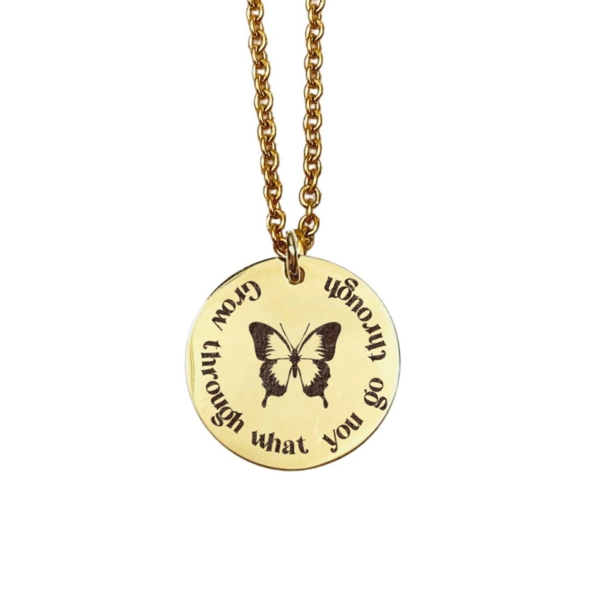 GROW THROUGH WHAT YOU GO THROUGH NECKLACE - Avy + Tay