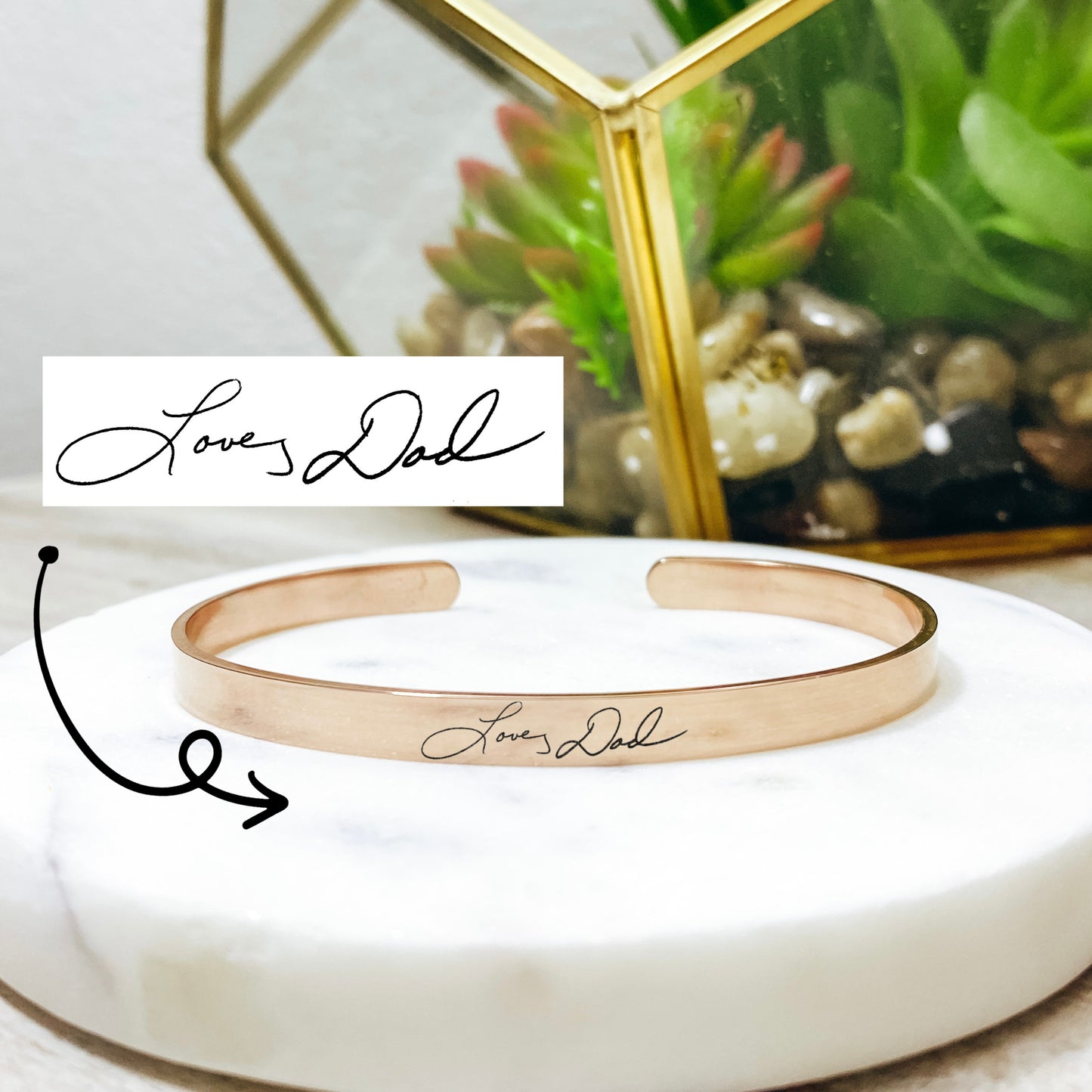 CUSTOM HANDWRITING CUFF