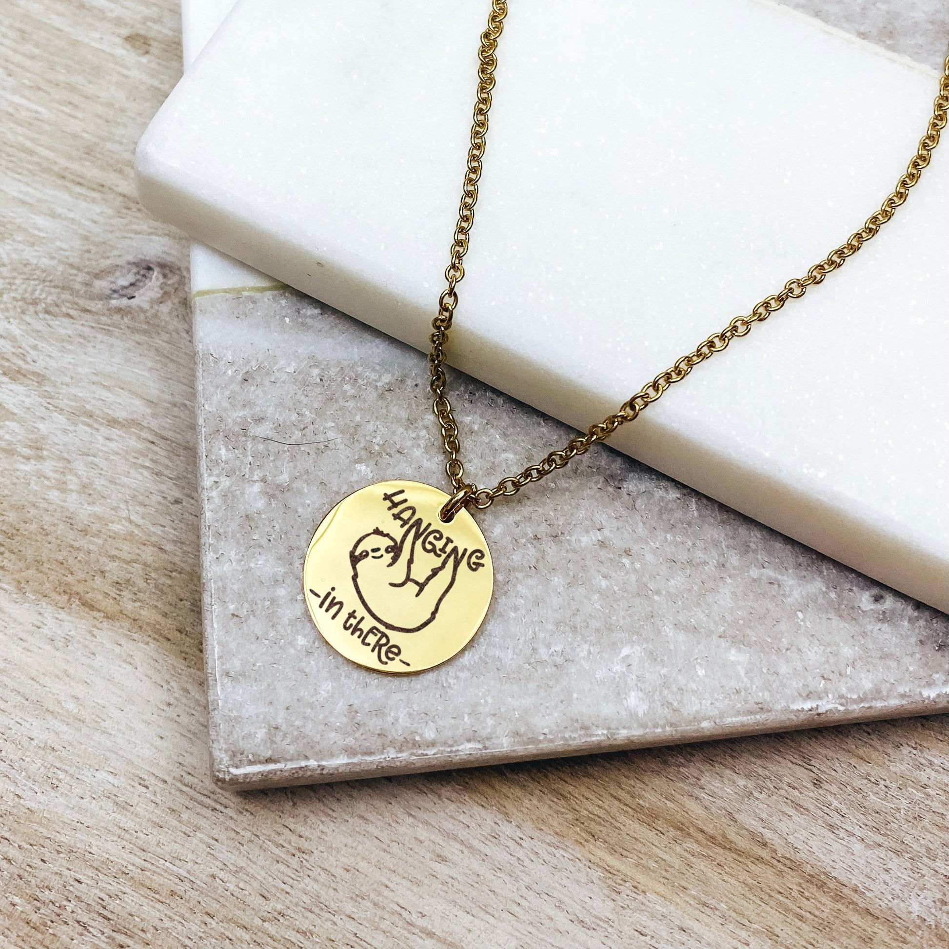 HANGING IN THERE NECKLACE - Avy + Tay