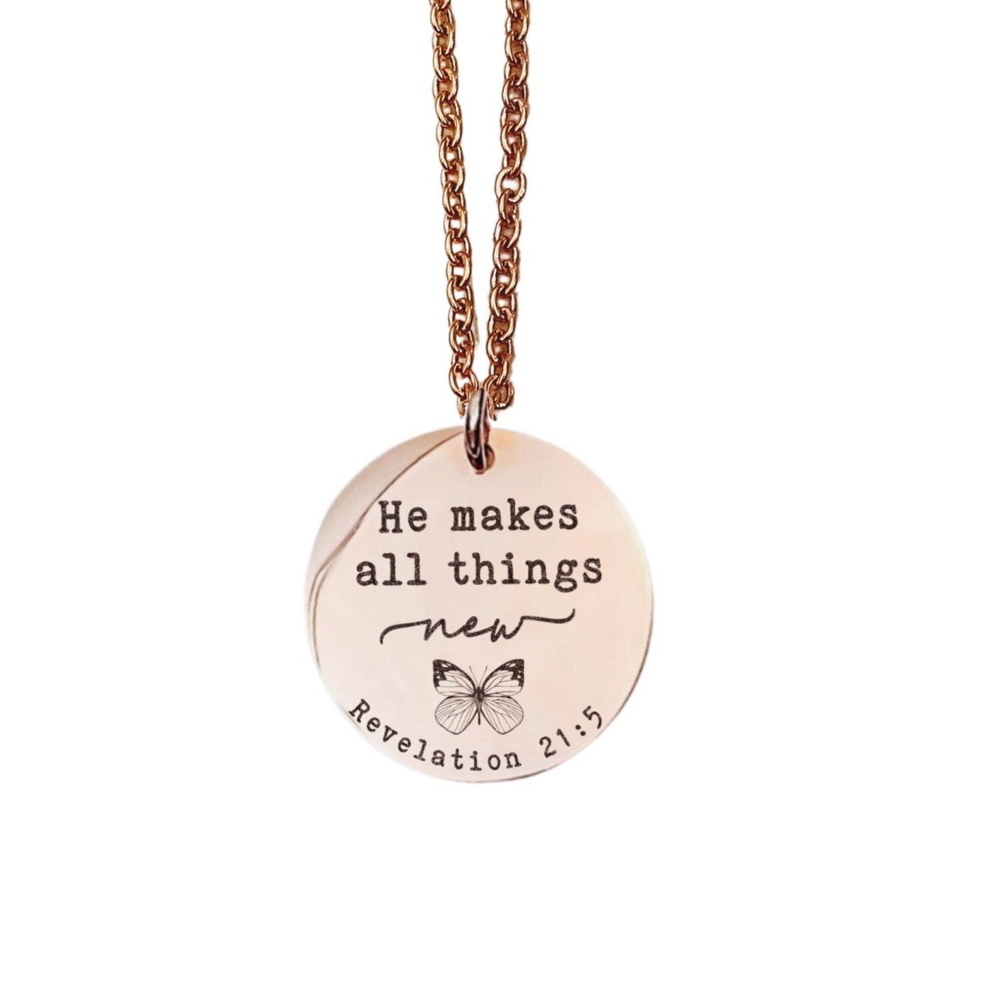 HE MAKES ALL THINGS NEW NECKLACE - Avy + Tay