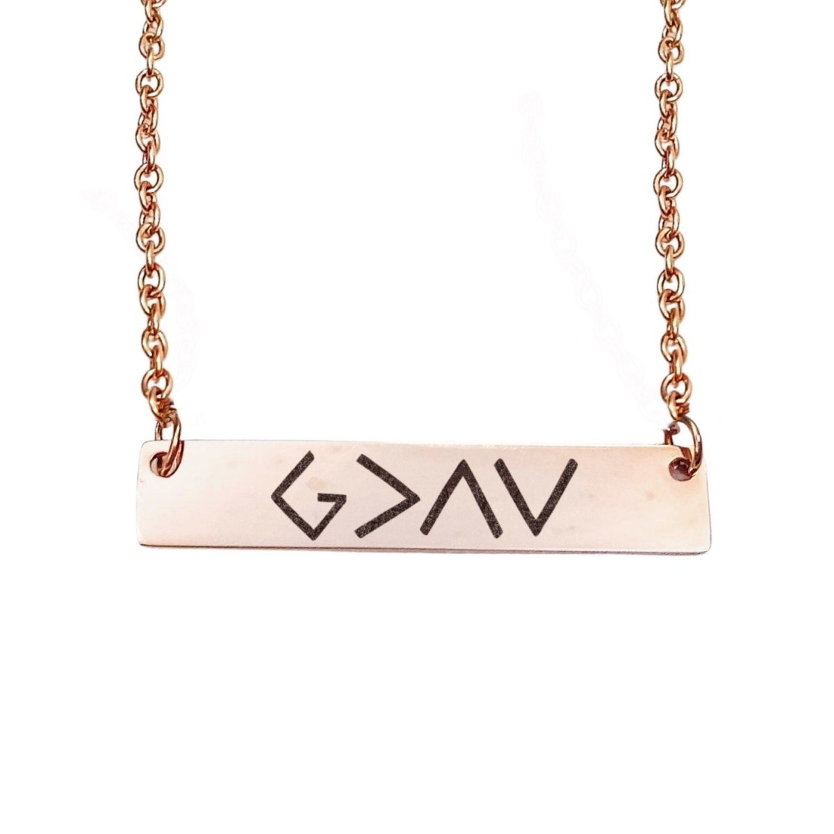 HIGHS AND LOWS BAR NECKLACE - Avy + Tay