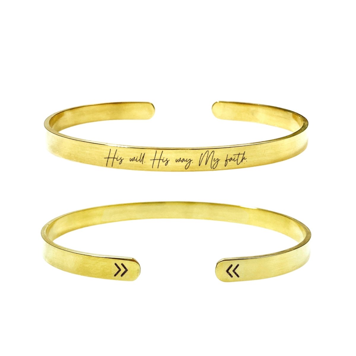 HIS WILL HIS WAY MY FAITH CUFF - Avy + Tay