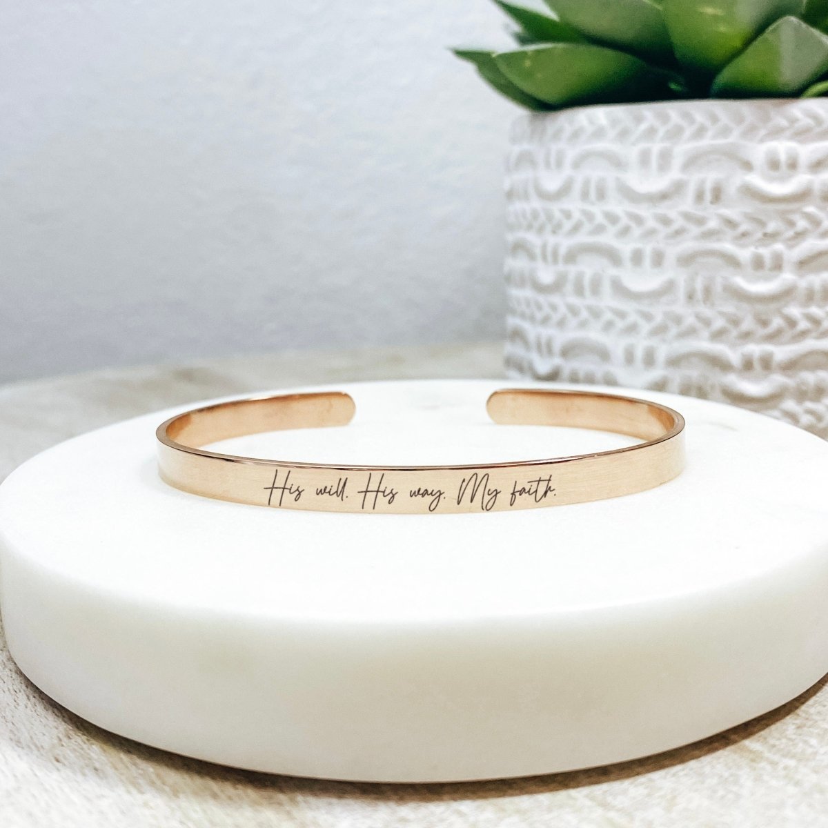 HIS WILL HIS WAY MY FAITH CUFF - Avy + Tay