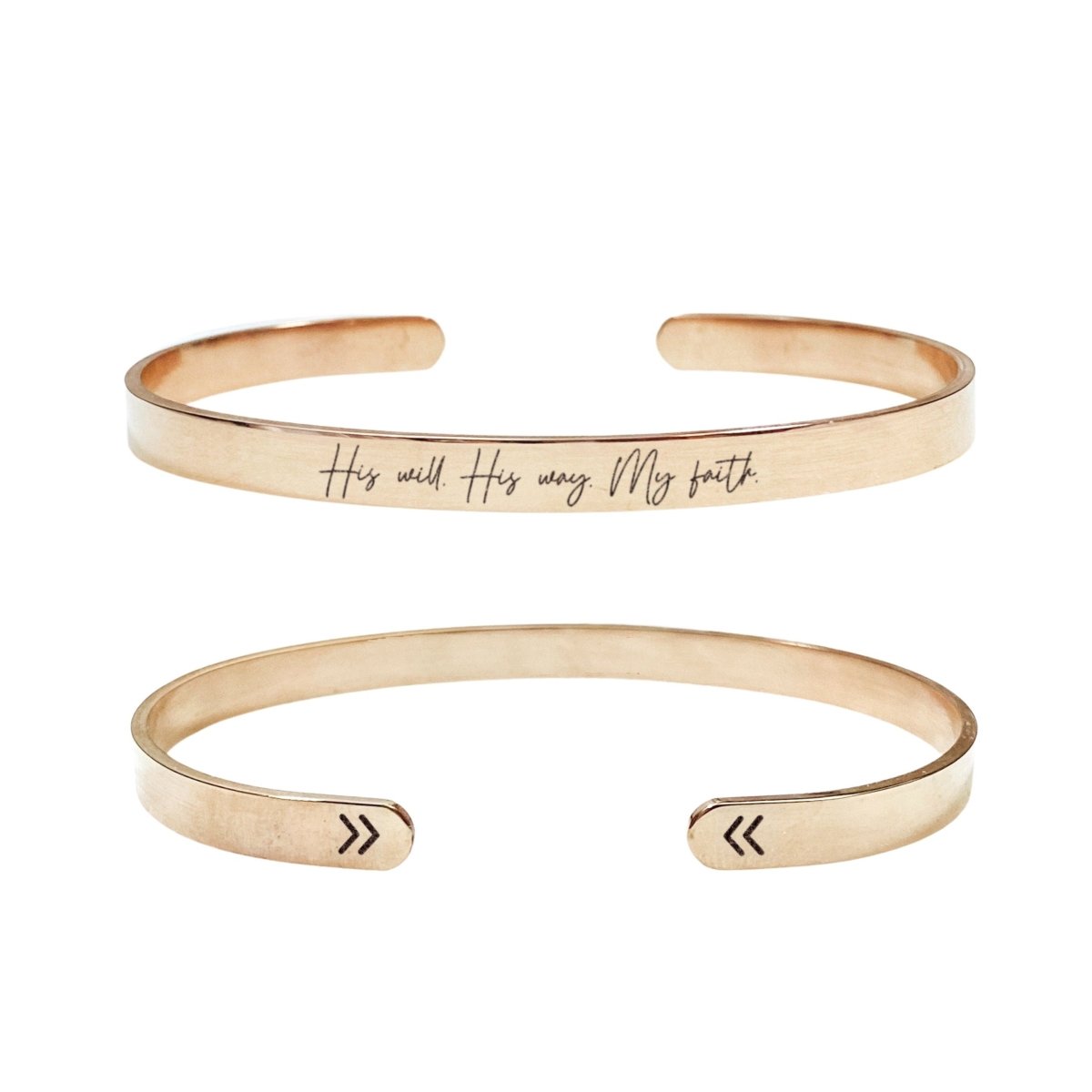 HIS WILL HIS WAY MY FAITH CUFF - Avy + Tay