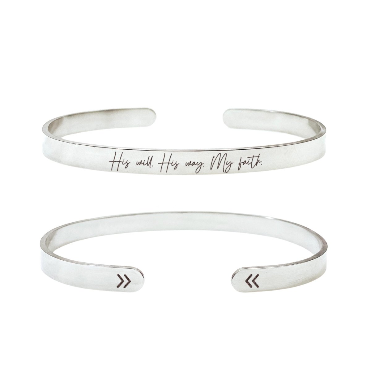 HIS WILL HIS WAY MY FAITH CUFF - Avy + Tay