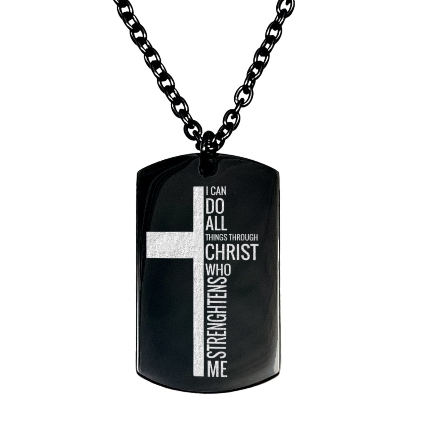 I CAN DO ALL THINGS THROUGH CHRIST MEN'S NECKLACE - Avy + Tay