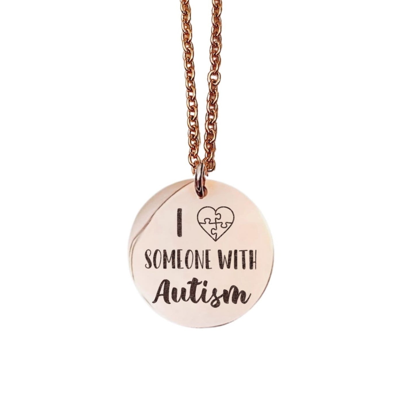 I LOVE SOMEONE WITH AUTISM NECKLACE - Avy + Tay