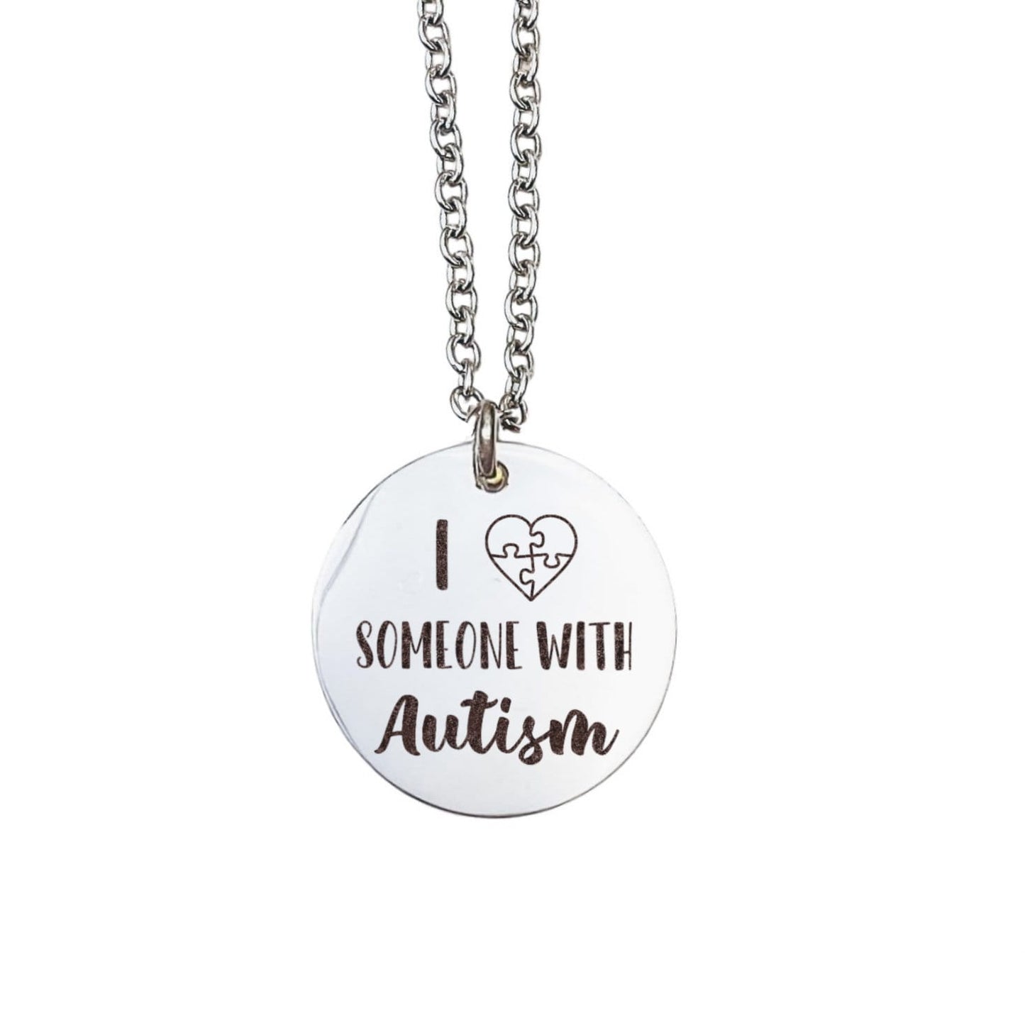 I LOVE SOMEONE WITH AUTISM NECKLACE - Avy + Tay