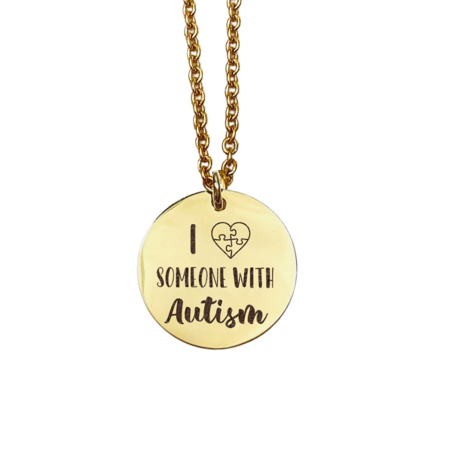 I LOVE SOMEONE WITH AUTISM NECKLACE - Avy + Tay