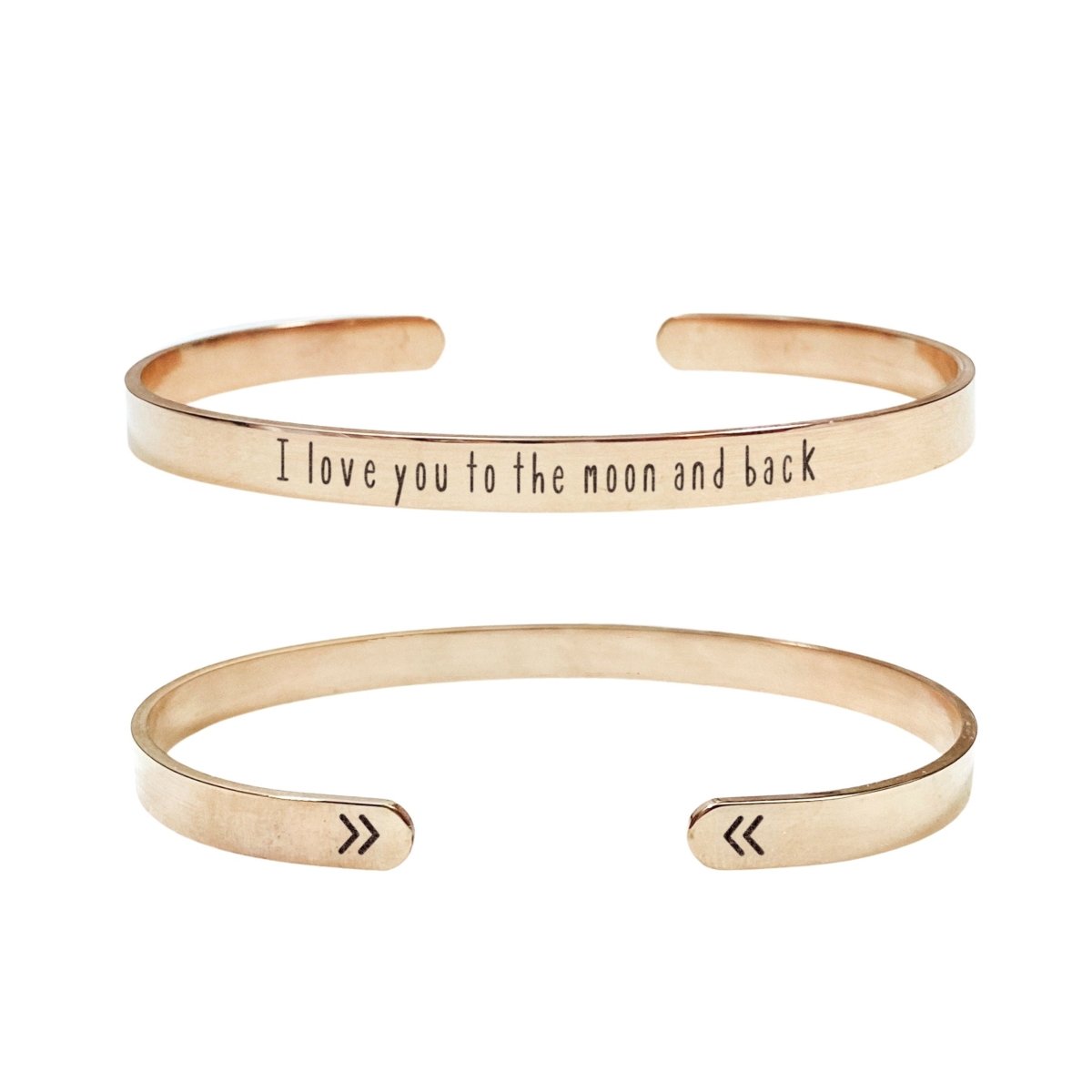 I LOVE YOU TO THE MOON AND BACK CUFF - Avy + Tay