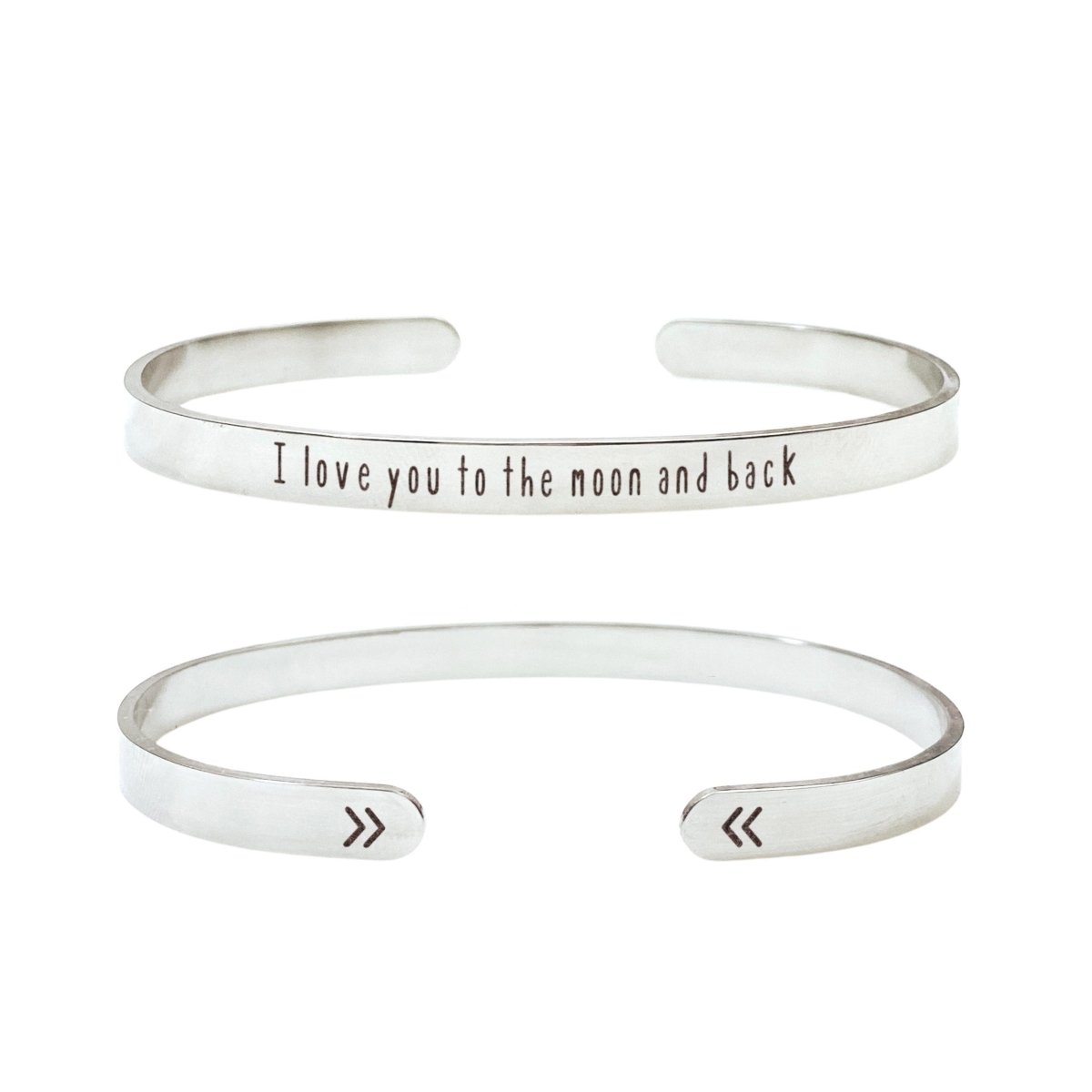 I LOVE YOU TO THE MOON AND BACK CUFF - Avy + Tay