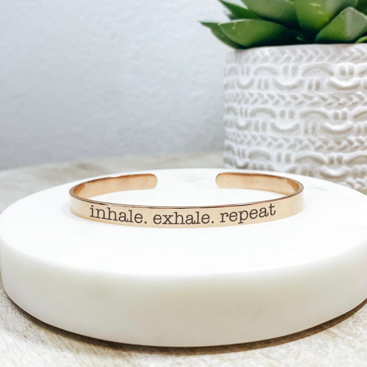 INHALE EXHALE REPEAT CUFF - Avy + Tay