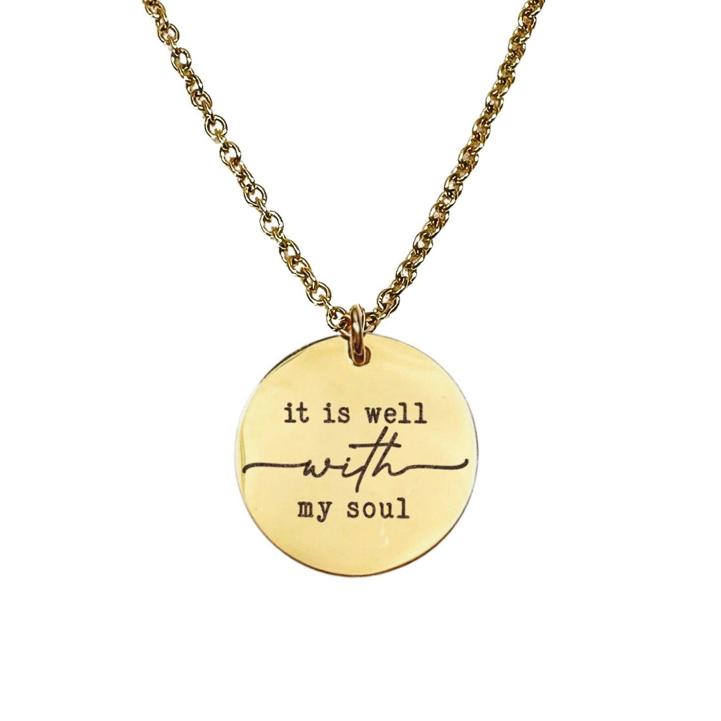 IT IS WELL WITH MY SOUL NECKLACE - Avy + Tay