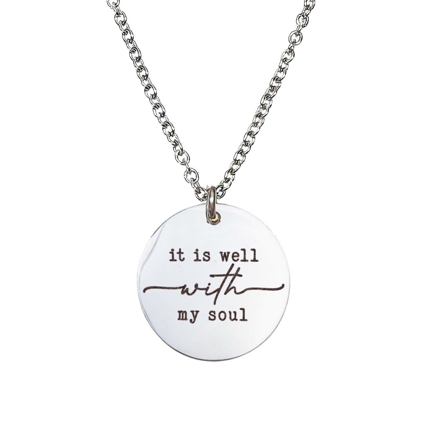 IT IS WELL WITH MY SOUL NECKLACE - Avy + Tay