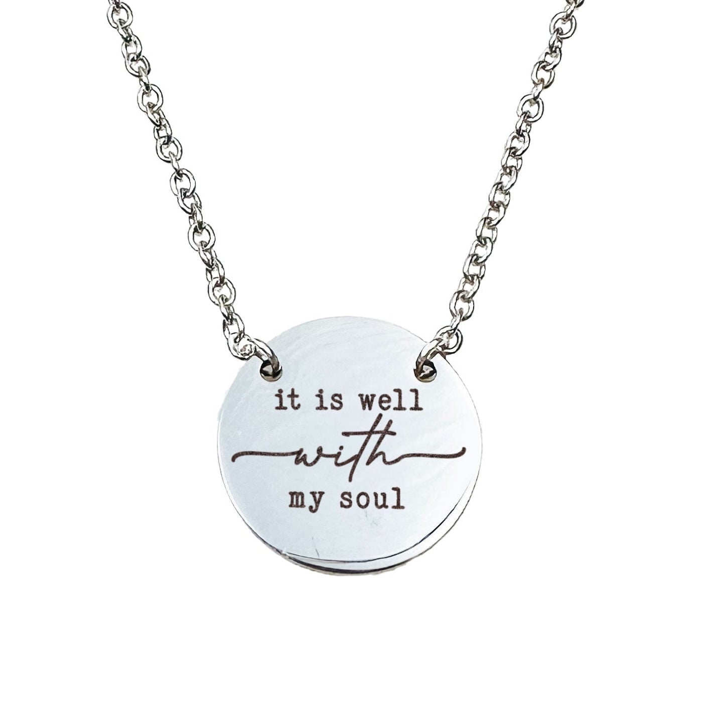 IT IS WELL WITH MY SOUL NECKLACE - Avy + Tay