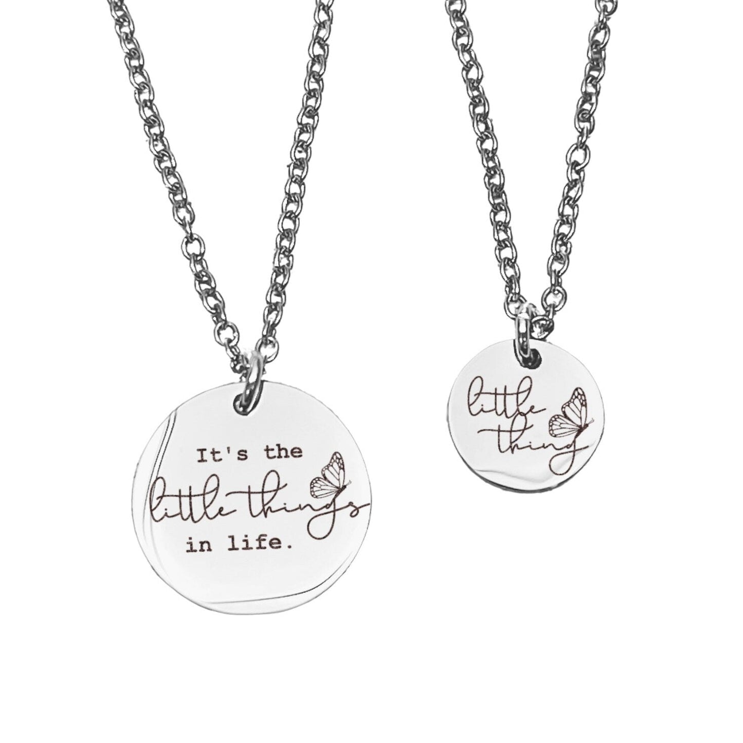 IT'S THE LITTLE THINGS MOMMY + ME NECKLACE SET - Avy + Tay