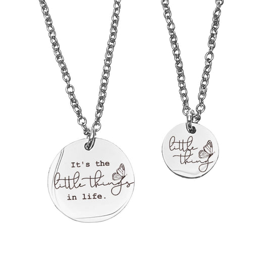 IT'S THE LITTLE THINGS MOMMY + ME NECKLACE SET - Avy + Tay