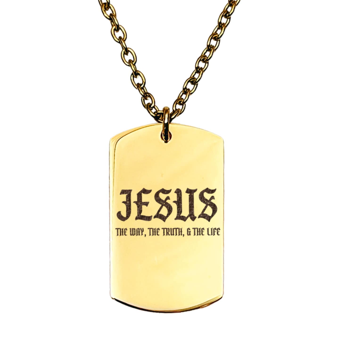 JESUS THE WAY THE TRUTH AND THE LIFE MEN'S NECKLACE - Avy + Tay